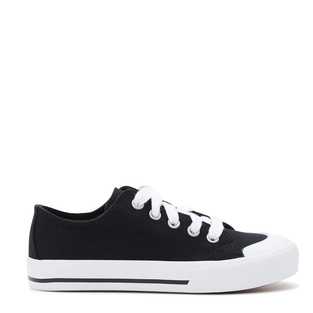 Wonder Nation Little & Big Boys Casual Sneakers Lace Up Shoes Memory Foam Black - Picture 5 of 10
